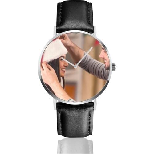 Personalized Women Men Watch Lovers Bracelet Watches DIY Custom Photo Text Picture Print Clock Customized Wristwatch Family Gift