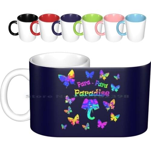 Para-Para-Paradise Ceramic Mugs Coffee Cups Milk Tea Mug Mylo Xyloto Paradise Para Song Chris Uk Band Music Elephant Track