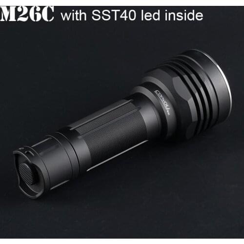 Powerfull Led Flashlight Convoy M26C with SST40 Led Lanterna 26650 Flash Light Camping Fishing Linterna Work Lantern Zaklamp
