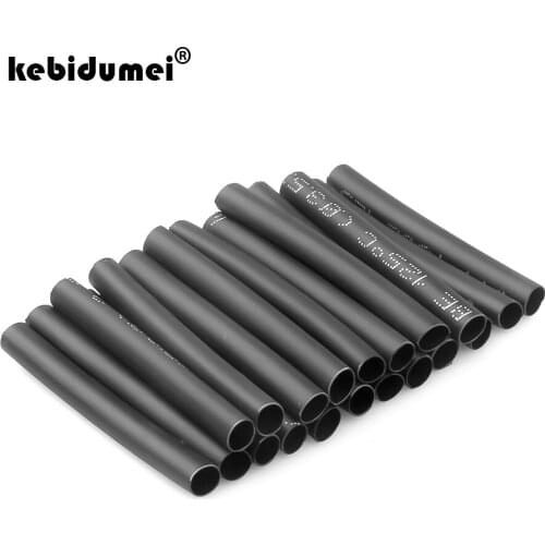 127/164 Pcs Heat Shrink Sleeving Tube Assortment Kit Electrical Connection Electrical Wire Wrap Cable Waterproof Shrinkage Tube