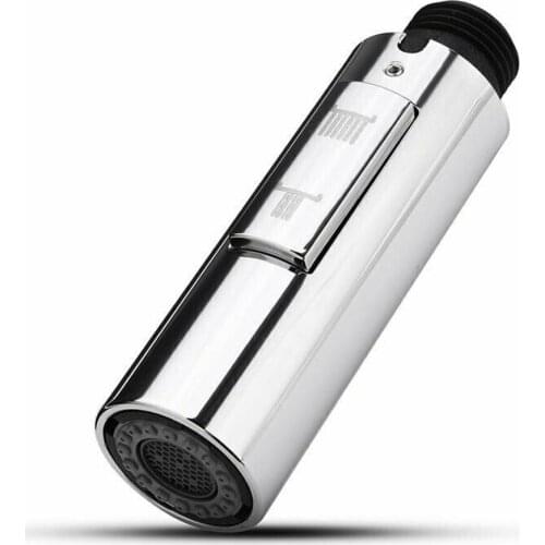 1Pc Pull OutFaucet Spray Head Nozzle Chrome Plating Sink Mixer Tap Aerator Replacement For Home Bathroom Kitchen Accessory Tools