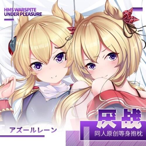 Anime Game HMS Warspite Azur Lane Cute Girl Dakimakura Hugging Body Pillow Case Otaku Male Throw Pillow Cushion Cover MMSS