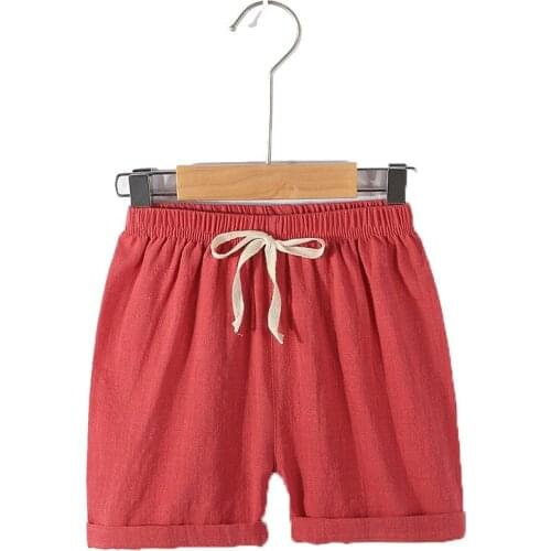 2021 New Pants For Children Babie Girls And Boys Summer Cotton Shorts Teens Clothing For 2 3 4 5 6 7 8 9 10 Years