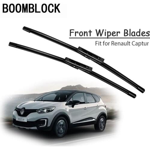 Car Windshield Rubber Front Wiper Blades Arm Kit For Renault Captur 2018 2017 2016 2015-2013 Windscreen Original Accessories
