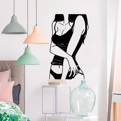 Romantic Sexy Wall Decal Living Room Removable Mural For Kids Rooms Decoration Vinyl Decals