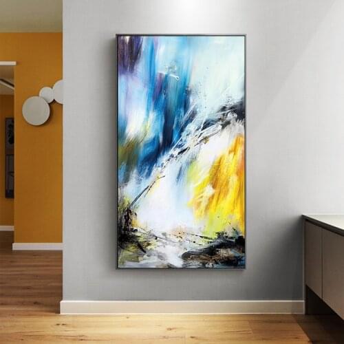 Nordic Modern Color Abstract Canvas Painting Posters and Prints Wall Art for Living Room Home Decoration Painting