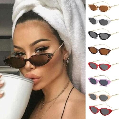 Ladies Cat Eye Sunglasses Women Brand Designer Retro Fashion Small Frame Sun Glasses for Female Trend Glasees UV400 Oculos