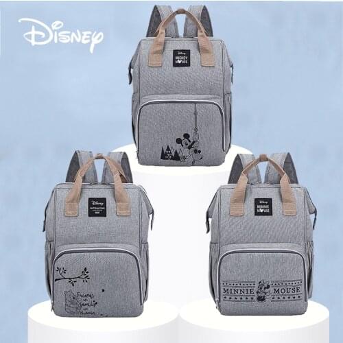 Disney Mickey Mouse Diaper Bag Backpack For Mummy Maternity Bag For Stroller Bag Large Capacity Baby Nappy Bag Organizer New