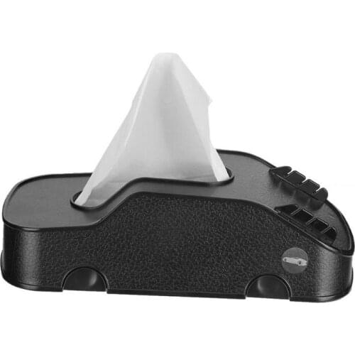 VODOOL Universal Multi-function Car Interior Tissue Box Mobile Phone Holder Napkin Paper Card Organizer Storage Bracket Stand