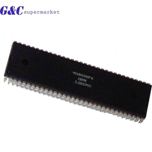 1/5PCS MC68HC000P16 MC68HC000 DIP-64 32-Bit GOOD QUALITY diy electronics