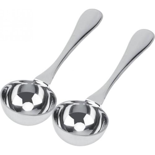 New Coffee Sugar Scoops Thicken Stainless Steel Tablespoon Cake Baking Flour Watermelon Spoon Ice Cream Tools Kitchen Supplies