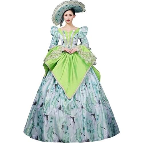 18th Century Rococo Royal Court Dress Retro Baroque Clothing Renaissance Rococo Marie Antoinette Costume Prom Dress