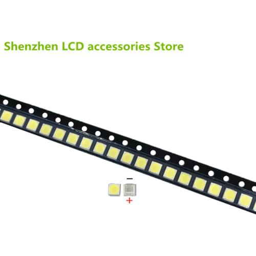 200piece/lot FOR Professional LED LCD TV backlight Light bulb AOT 3030 6V patch lamp bead light source Cold white light