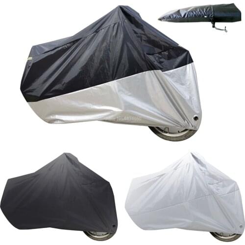 210T Motorcycle cover universal Outdoor UV Protector Scooter All Season waterproof Bike Rain Dustproof cover M L XL 2XL 3XL 4XL