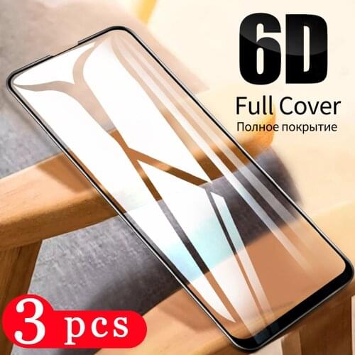 3Pcs 6D cover for xiaomi mi 9 se lite cc9e cc9 9T pro tempered glass mi note 10 pro lite protective film phone screen protector