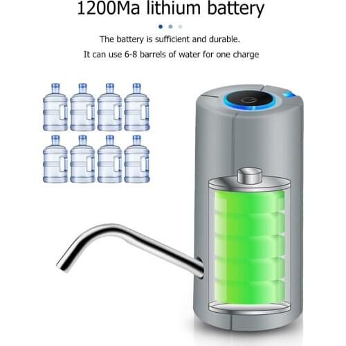 Automatic Electric Drinking Water Bottle Pump Dispenser Portable Gallon Drinking Bottle Switch Water Pump