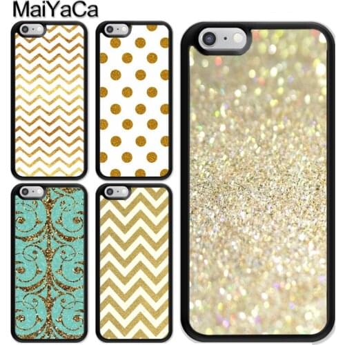 Champagne Gold Printed Case For iPhone 12 Mini 11 Pro MAX X XR XS MAX SE 2020 6S 7 8 Plus 5s Cover