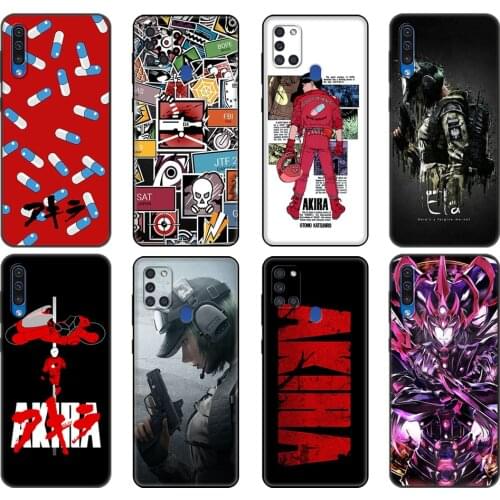 Black tpu Case For Samsung Galaxy A50 50S A30S A10 A11 A21S A31 A41 A51 A71 M21 S10 LITE AKIRA Voltron Rainbow Six Siege YuGiOh