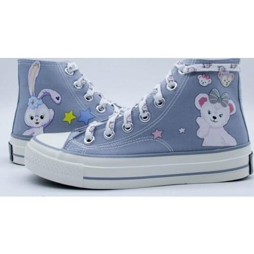 Spring Autumn 2021 Pink Star Dew High Top Canvas Shoes Japanese Harajuku Student Canvas Shoes Womens Vulcanize Shoes