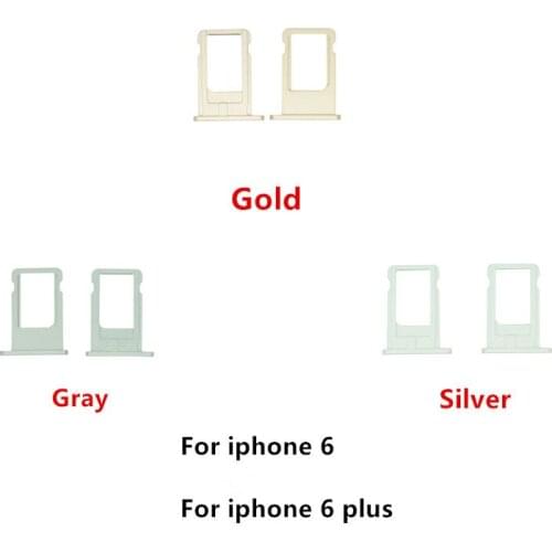 Micro Nano SIM Card Holder Tray Slot For iphone 6 Plus SIM Card Card Holder Adapter Socket Replacement Part