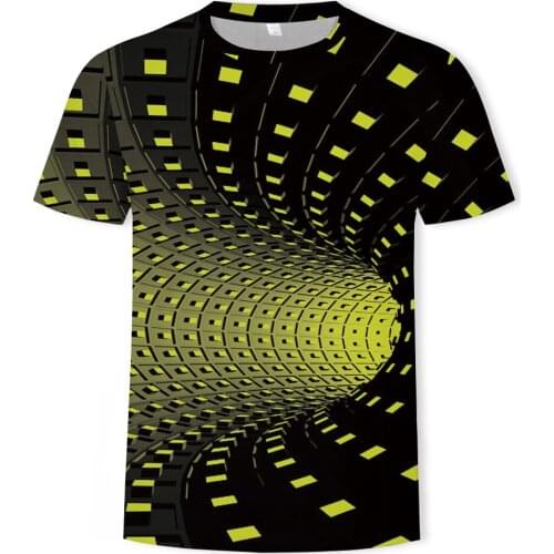 Mens T-Shirt 3D Printing Swirl Pattern Mens and Womens Same Short-Sleeved Shirt Summer Fashion Cycling Sports Leisure T-Shirt