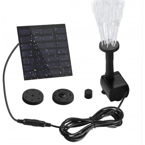 Hot Sale 50% Solar Powered Bird Bath Garden Pond Fountain Submersible Brushless Water Pump Garden Tools