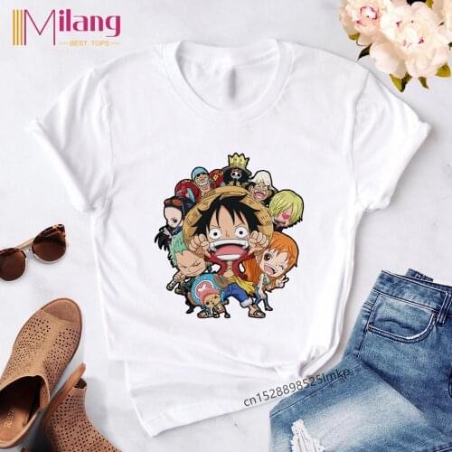 Hot Japanese Anime One Piece Graphic Tees Men Kawaii Cartoon Luffy T Shirt Summer Tops Funny Harajuku Hip Hop Unisex Tshirt Male