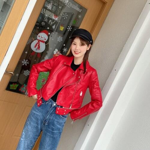 LikaRulla Womens Fashion Leather Jackets