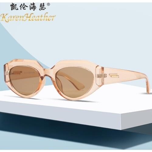 Fashion Cat Eye Sunglasses Women Small Eye Wear Glasses Candy Lens Trendy Female Rtro Shades UV400 Солнцезащитные Очки