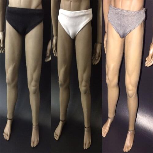 1/6 Scale Male PH TBleague ud JO male soldier accessories panties briefs black and white gray three-color Model