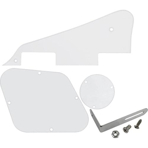 NEW Transparent Guitar Pickguard Back Plate Cavity Covers Bracket for LP Style Guitar Accessories