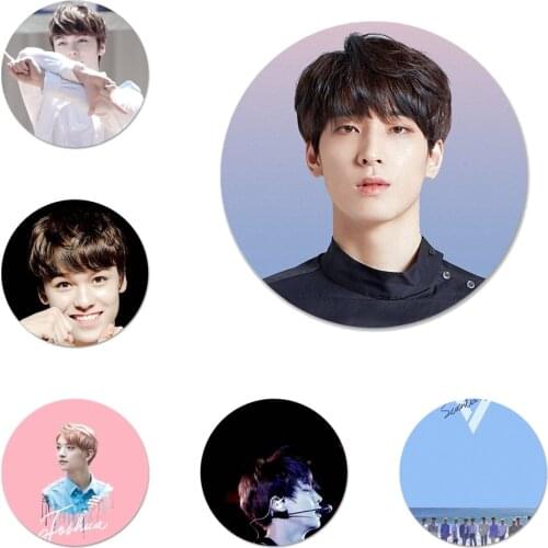 Seventeen KPOP Band Boy Badge Brooch Pin Accessories For Clothes Backpack Decoration gift 58mm