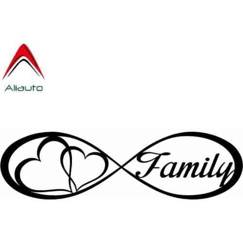 Aliauto Fashion Car Sticker Family Love Forever Symbol Auto Styling Vinyl Decals for Motorcycles Mitsubishi Lada Mazda,20cm*6cm
