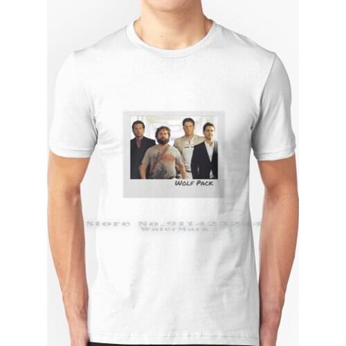 Wolf Pack T Shirt 100% Pure Cotton Wolf Pack Alan Mr Chow Leslie Chow Comedy Movie Phil Wenneck The Hangover 2 The Hangover 3