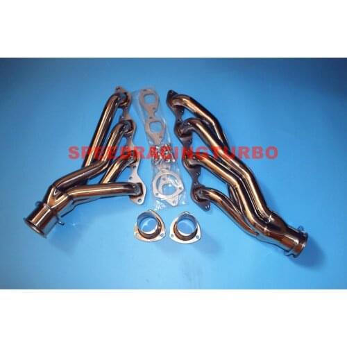 EXHAUST HEADER MANIFOLD FOR CHEVY EXHAUST MANIFOLD FOR GM 65-73 BIG BLOCK BBC V8 366-454 PAIR SHORTY SQUARE PIPE