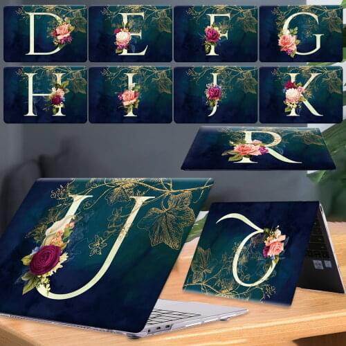 For HUAWEI MateBook X Pro 2019 13.9/13 14/D14 D15/Honor MagicBook Pro 16.1/14 15 - Letter Pattern Hard Laptop Case Cover