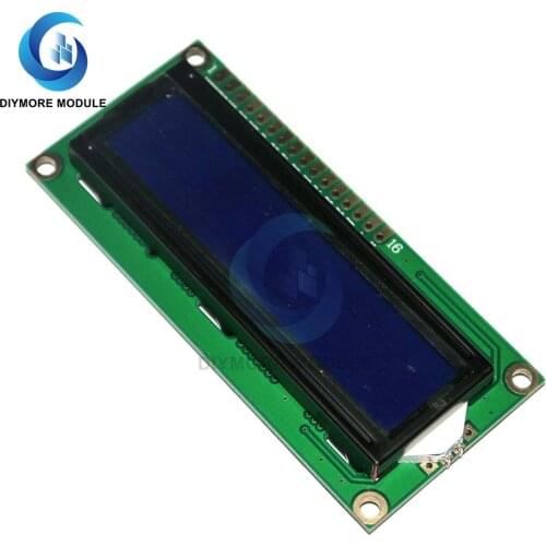 1602 LCD Display Module Monitor Yellow/Blue Screen 16*2 Character DC 3.3V HD44780 Controller For Arduino UNO