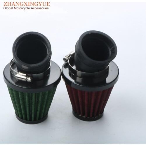 2pc 45mm -48mm Air Filter Cleaner 45 degree angle For Scooter ATV Karting Motocross