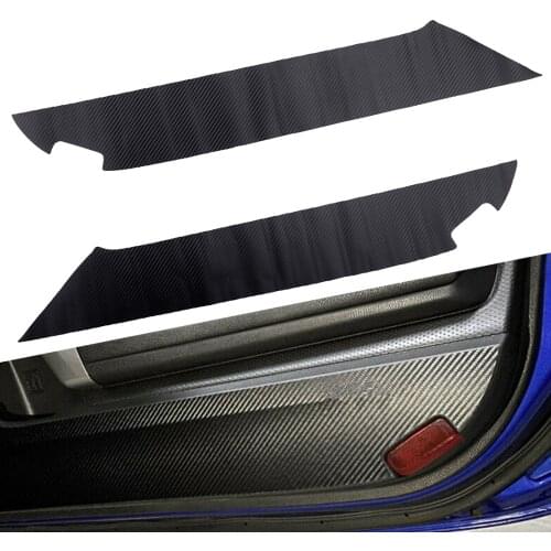2Pcs Carbon Fiber Style Car Interior Door Anti-kick Sticker Cover Pad Fit for Subaru BRZ 2013 2014 2015 2016 2017 2018 2019 2020