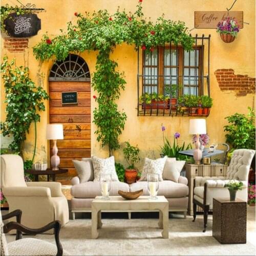 3D Wallpaper for Walls 3d Wallpaper Murals Customization Backgrounds Non Woven Silk for Living Room European-style Coffee