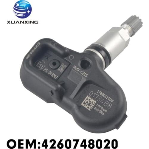 4260748020 Tire Pressure Sensor Monitoring System 433MHz PMV-C215 For Toyota Land Cruiser Prado C-HR Camry Lexus LX 42607-48020