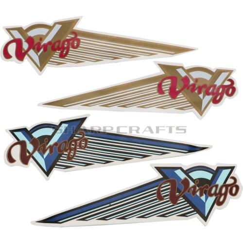 Motorcycle Applique Gas Fuel Tank Decals Stickers For Yamaha Virago XV125 XV250 XV400 XV500 XV535 XV700 XV750 XV920 XV1000 1100