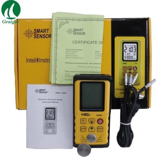 AR860 SMART SENSOR Ultrasonic Thickness Gauge Measuring range: 1.0 to 300mm AR-860