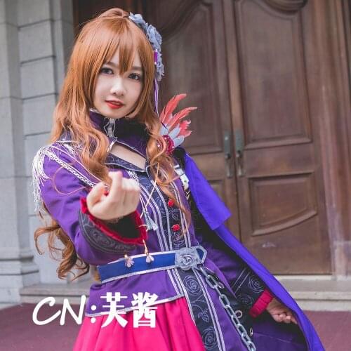 Bang Dream! Imai Lisa Roselia 3th live Cosplay Costume Anime Dresses Christmas Halloween Free shipping CG405