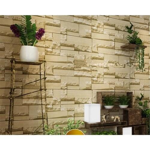 Beibehang papel de parede 3D stereo wall paper imitation brick pattern clothing behang store bedroom luxury adhesive wallpaper