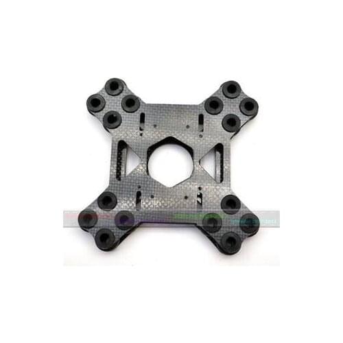 Glass fiber carbon gimbal flight control drone large shock absorption board 16 ball SLR camera 145 * 145 * 20mm
