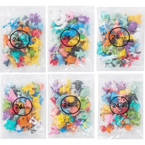 144Pcs Pokemones Figures Model Collection 2-3cm Pikachu Anime Toys New Dolls Action Figure Toys Pokemones Collectible Dolls