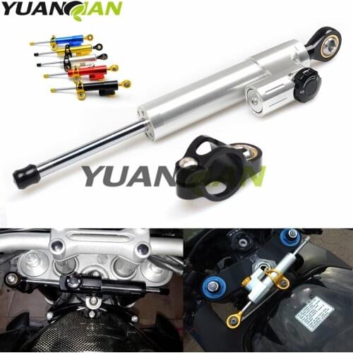Motorcycle moto Damper Steering Stabilizer Linear Reversed Safety Control for Yamaha KAWASAKI Suzuki GSX R 750 GSX 650 F GSF 600