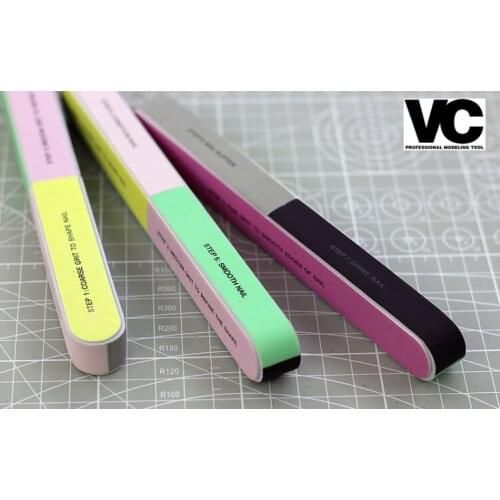 Model Polishing Strip Seven Sides Grinding Rod Tools Set Polishing Sticks for Model Kit Hobby Finishing Tools Accessory