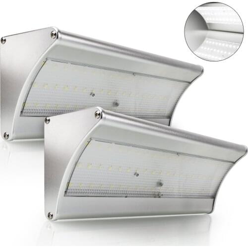 New Motion Sensor Solar Light Outdoor LED Solar Wall Lamp for Garden Patio Yard Fence Driveway Lawn Night Lights Super Bright